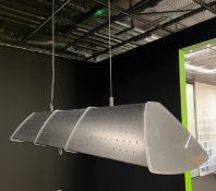 1 x Pool Table Light Canopy - Dimensions: 132 x 30 x 20 cms