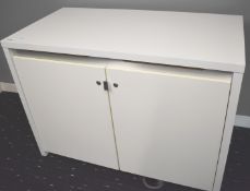 1 x Two Door Office AV Media Cabinet Including a Lifestyle Media Unit - Manufactured by AV