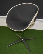 1 x Fritz Hansen RIN HK10 Swivel Chair Designed by Hiromichi Konno - Perfect for the Home or Office