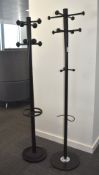 2 x Freestanding Coat Racks
