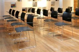 25 x Senator HD410 'Elios' Meeting Chairs with Transport Chair Trolley