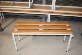 3 x Sets of Changing Room Seating Benchs - Each Set Includes 3 x Benchs in Various Sizes - Includes