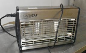1 x Mechline Caterzap Fly Zapper - Dimensions: H26 x W40 x D10 cms