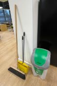 1 x Sweeping Brush, Brush and Shovel, and Waste Bin