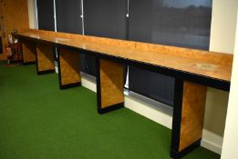 1 x Muti User Work Bench Featuring a Laquered Chipboard Finish - Dimension: H102 x W710 x D60 cms
