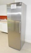 1 x Siemens KSVV30A Upright Single Door Refrigerator with a Stainless Steel Finish