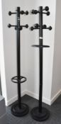 2 x Freestanding Coat Racks