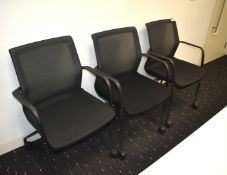 3 x Orangebox Office Chairs on Castors