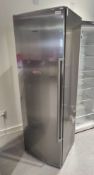 1 x Siemens KS38RX96GB Upright Single Door Refrigerator with a Stainless Steel Finish