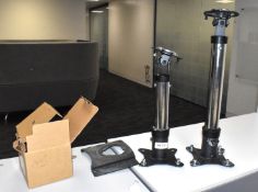 2 x Ceiling Mounted Projector Mounts