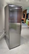 1 x Siemens KSVV30A Upright Single Door Refrigerator with a Stainless Steel Finish