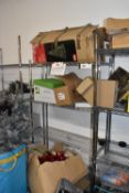 4 x Upright Wire Shelving Racks for Commercial Kitchens - Contents Not Included