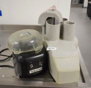 1 x Hamilton Beach Blender and 1 x Robot Coupe Accessory