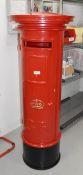 1 x Replica Royal Mail British Post Box - Dimensions: H147 x W54 cms