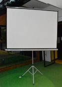1 x Nobo 90 Inch Projector Screen