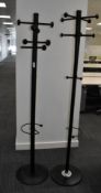 2 x Freestanding Coat Racks