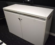 1 x Two Door Office AV Media Cabinet on Castors - Manufactured by AV