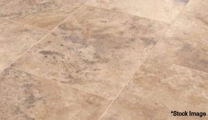 1 x Lot Of Karndean Art Select Caldera Travertine Stone Design Lvt - 20Sqm - RRP £1,599.80 - Ref: