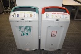 2 x Recycling Waste Bins