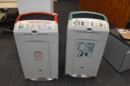 2 x Recycling Waste Bins