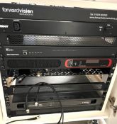 Selection of AV Audio Equipment Including a DATAPATH VSN-970 videowall processor, Lab Gruppen