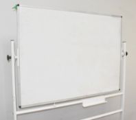 1 x Large Freestanding Whiteboard on Castors