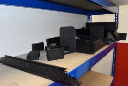 1 x Collection of Rack Mounted Shelves and Rack Mount Perforated Covers