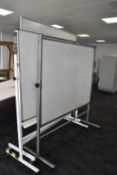 3 x Large Freestanding Whiteboards on Castors