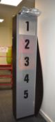 1 x Illuminated Box Light with 1, 2, 3, 4, 5 Numbers