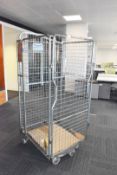 1 x Metal Transport Cage on Castors