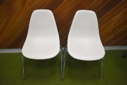 1 x VITRA Plastic Office Chairs with Interlocking Connectors