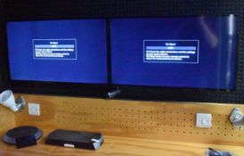 2 x Large Flatscreen Monitors