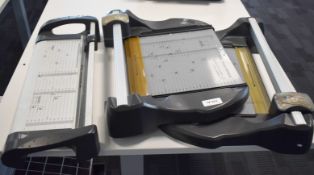 3 x Office Paper Cutters