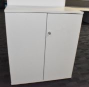 1 x Grey Office Storage Cabinet