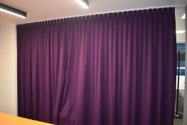 1 x Purple Curtain