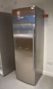 1 x Siemens KS38RX96GB Upright Single Door Refrigerator with a Stainless Steel Finish