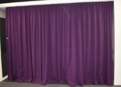 1 x Purple Curtain