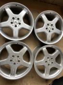 4 x Original MERCEDES AMG Rims - CL985 - NO VAT ON THE HAMMER - Location: Cheshire WA16More