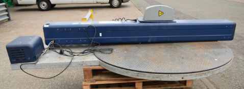 1 x ROBOPAC Ecoplat Base Frd Pallet Wrapper - Ref: K692 - CL011 - Location: Altrincham