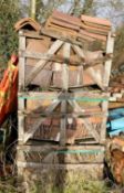 Large Assortment of Reclaimed Roof and Coping Tiles Supplied Over 2 x Stacked Pallets- CL985 - NO