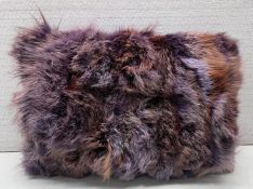 1 x O'Hare & D'Jafer Luxury Purple Fur Fushion - 45X35Cm - Ref: CNT750/B1-7 - CL845 - NO VAT ON