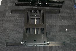 3 x Black Metal Brackets