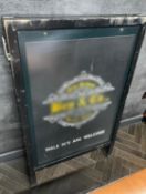 1 x A-Board Advertising Board - Dimensions: H100 x W70 cms