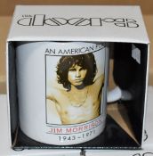 5 x Rock n Roll Themed Band Drinking Mugs - JIM MORRISON THE DOORS - Officially Licensed Merchandise