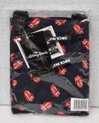 1 x Rolling Stones Cross Body Festival Bag by Rock Sax - Iconic Tongue and Lips Logo - Officially