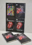 6 x Rolling Stones Premium A5 Notebooks - Various Designs - Officially Licensed Merchandise