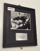 1 x Authentic ERIC CLAPTON Autograph With COA - Photograph Signed at the Royal Albert Hall in 2009