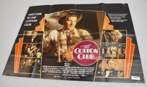 1 x Original VINTAGE Quad MOVIE POSTER From the Film COTTON CLUB - Size: 76 x 100 cms