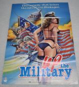 1 x Original VINTAGE MOVIE POSTER From the Film UP THE MILITARY - Size: 84 x 60 cms