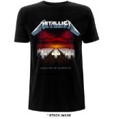 1 x METALLICA Master of Puppets Logo Short Sleeve Men's T-Shirt by Gildan - Size: Small